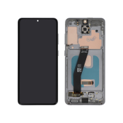 Ecran Complet Gris OLED Galaxy S20 (G980F) (Avec châssis)