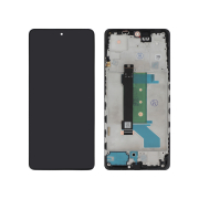 Complete Screen Black Redmi Note 12 Pro+ 5G (with frame) (ReLife)