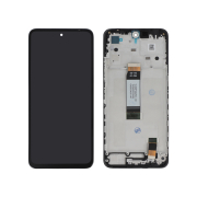 Complete Screen Black Redmi 12 (With Frame) (ReLife)