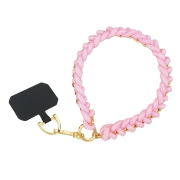 FAIRPLAY Phone Charm Chain 40 cm (Pink Braided)