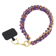 FAIRPLAY Phone Charm Chain 40 cm (Multicoloured Braided)