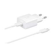 SAMSUNG Wall Charger USB-C 15W (with Cable) (White)