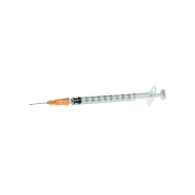 Sterile syringe with needle (1 ml)