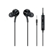 SAMSUNG Headphones 3.5 mm Jack with Integrated Microphone (Black) (Bulk)