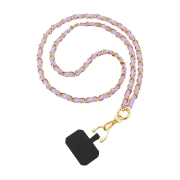 FAIRPLAY Leather Necklace (Purple)