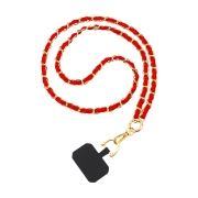 FAIRPLAY Leather Necklace (Red)