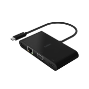 BELKIN Adapter USB-C Multimédia + Recharge (GBE,HDMI,VGA,USB-A) 100W