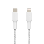 BELKIN Braided Cable USB-C 2m (White)