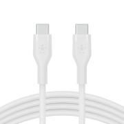 BELKIN Silicon cable USB-C vers USB-C 1m (White)