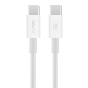 FAIRPLAY USB-C to USB-C Cable 60 W 1 m (White)