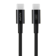 FAIRPLAY USB-C to USB-C Cable 60 W 1 m (Black)