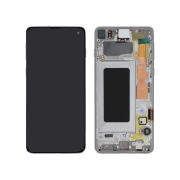 Complete Screen White/Yellow Galaxy S10 (G973F)