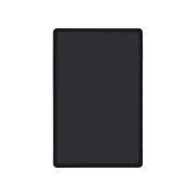 Complete Screen Black Galaxy Tab S7+ (SM-T970/SM-T976B)