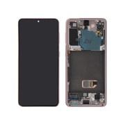 Complete Screen Pink Galaxy S21 5G (G991B) (Without Cam)