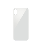 Back Cover Silver iPhone XS Max (Large Hole) (Without Logo)