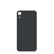Back Cover Black iPhone XR (Large Hole) (Without Logo)