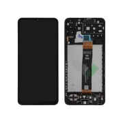 Complete Screen Black Galaxy A13 5G (With Frame) (A137F)